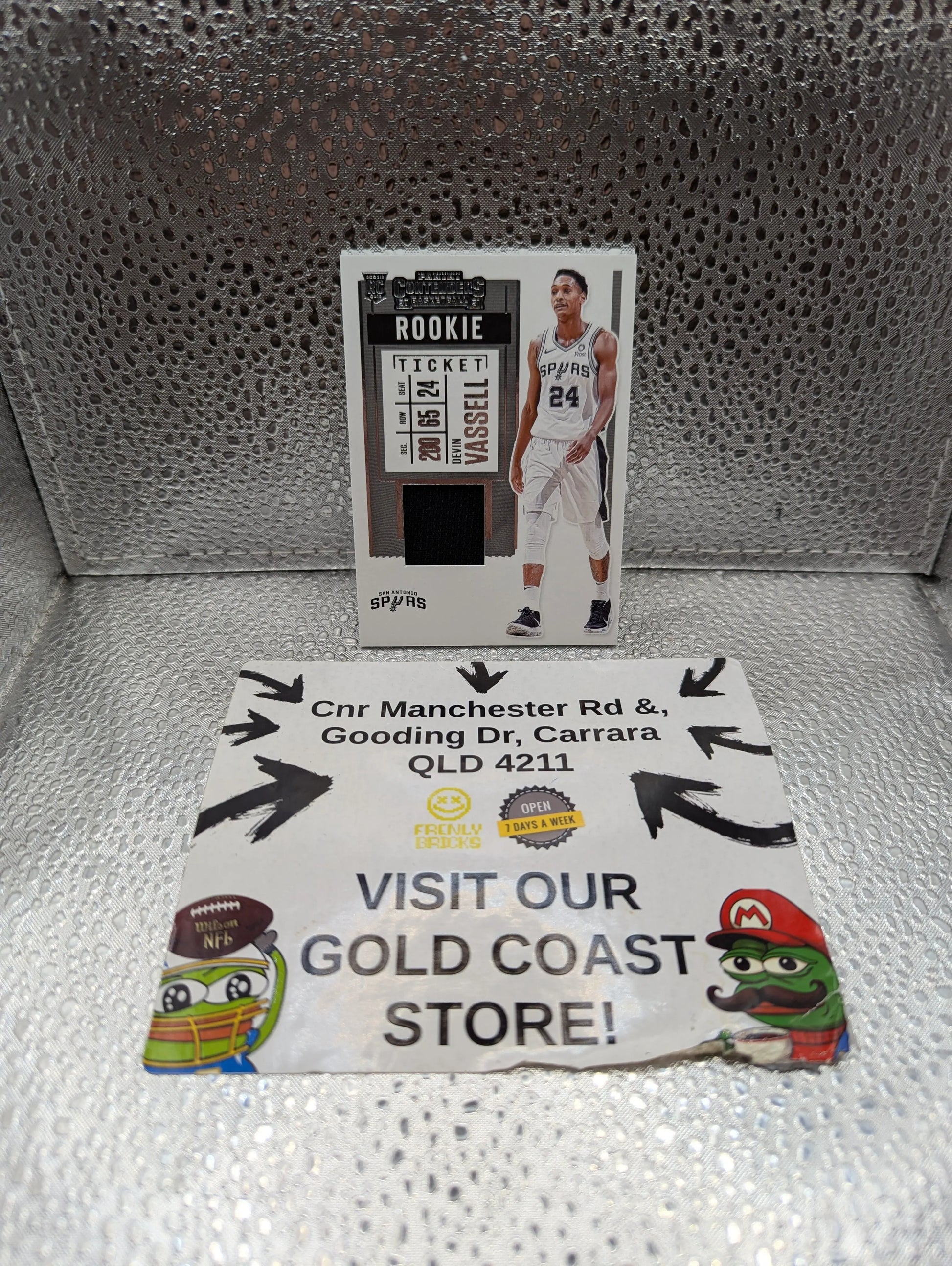 DEVIN VASSELL RC 2020-21 CONTENDERS ROOKIE TICKET JERSEY PATCH San Antonio Spurs FRENLY BRICKS - Open 7 Days