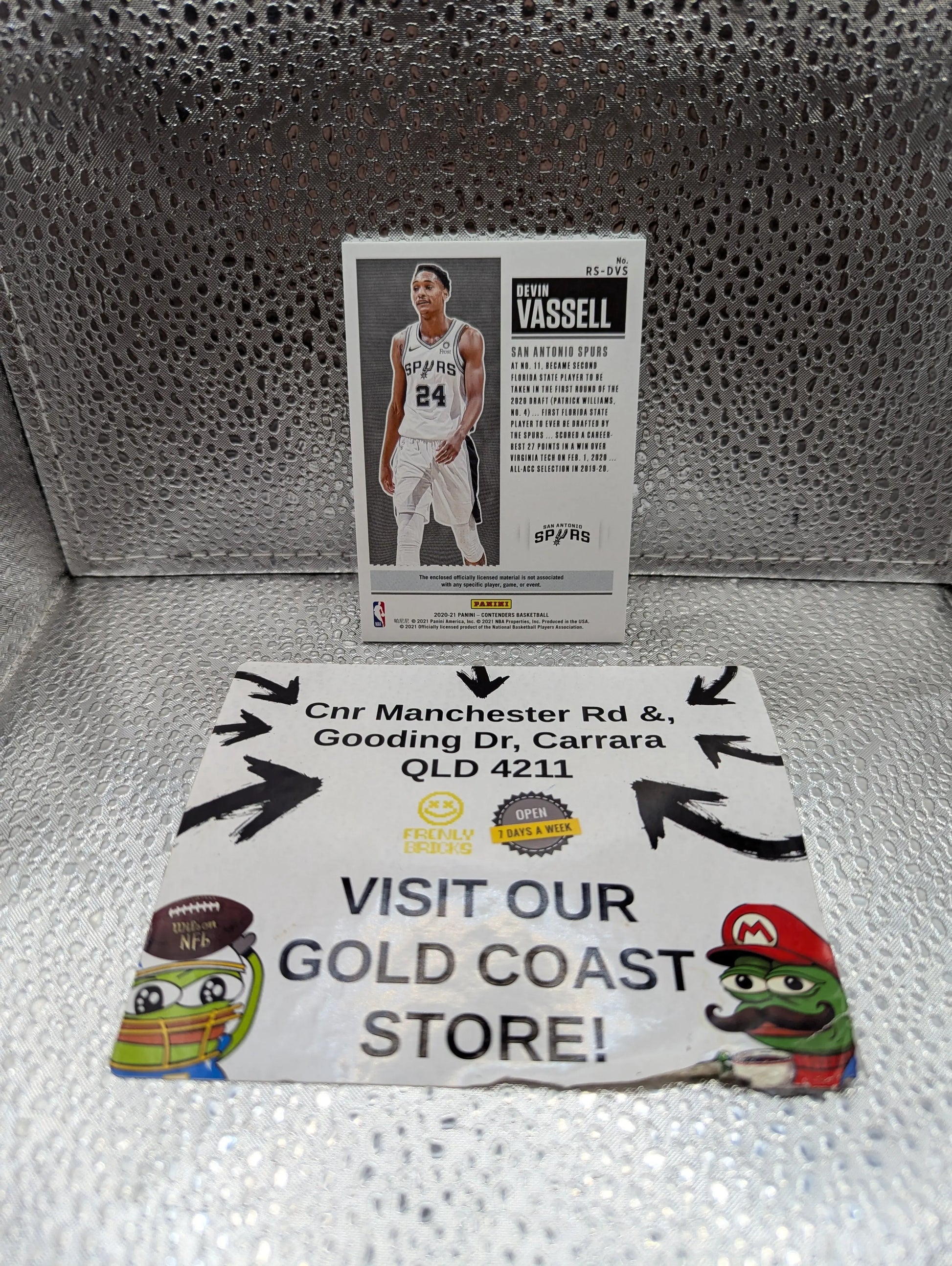 DEVIN VASSELL RC 2020-21 CONTENDERS ROOKIE TICKET JERSEY PATCH San Antonio Spurs FRENLY BRICKS - Open 7 Days