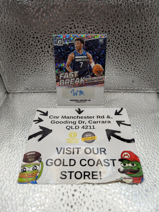 2022-23 Panini DONRUSS OPTIC Wendell Moore Jr. Fast Break Autograph FRENLY BRICKS - Open 7 Days