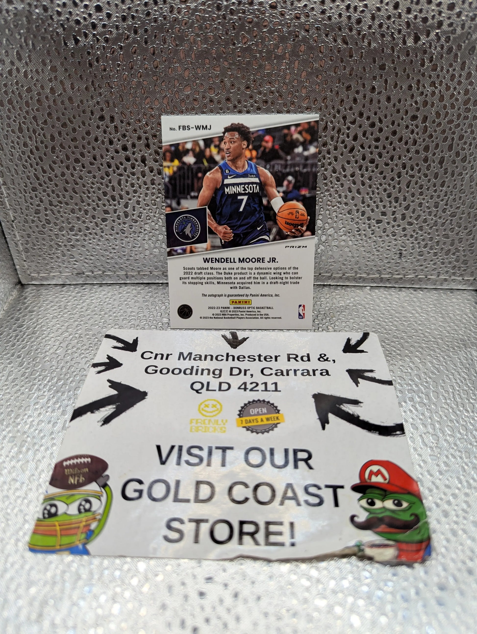 2022-23 Panini DONRUSS OPTIC Wendell Moore Jr. Fast Break Autograph FRENLY BRICKS - Open 7 Days