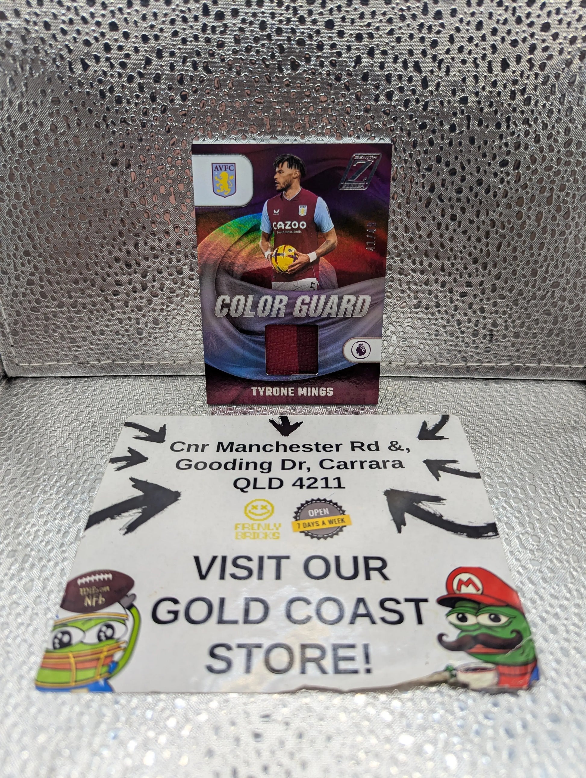 2022-23 Panini Chronicles Zenith SOCCER Tyrone Mings /49 COLOR GUARD PATCH FRENLY BRICKS - Open 7 Days