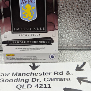 2022-23 Panini Impeccable EPL Leander Dendocker AUTO PATCH /99 FRENLY BRICKS - Open 7 Days