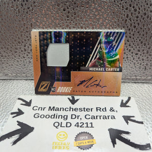 2021 Panini Zenith Football MICHAEL CARTER Rookie Patch Auto /99 FRENLY BRICKS - Open 7 Days