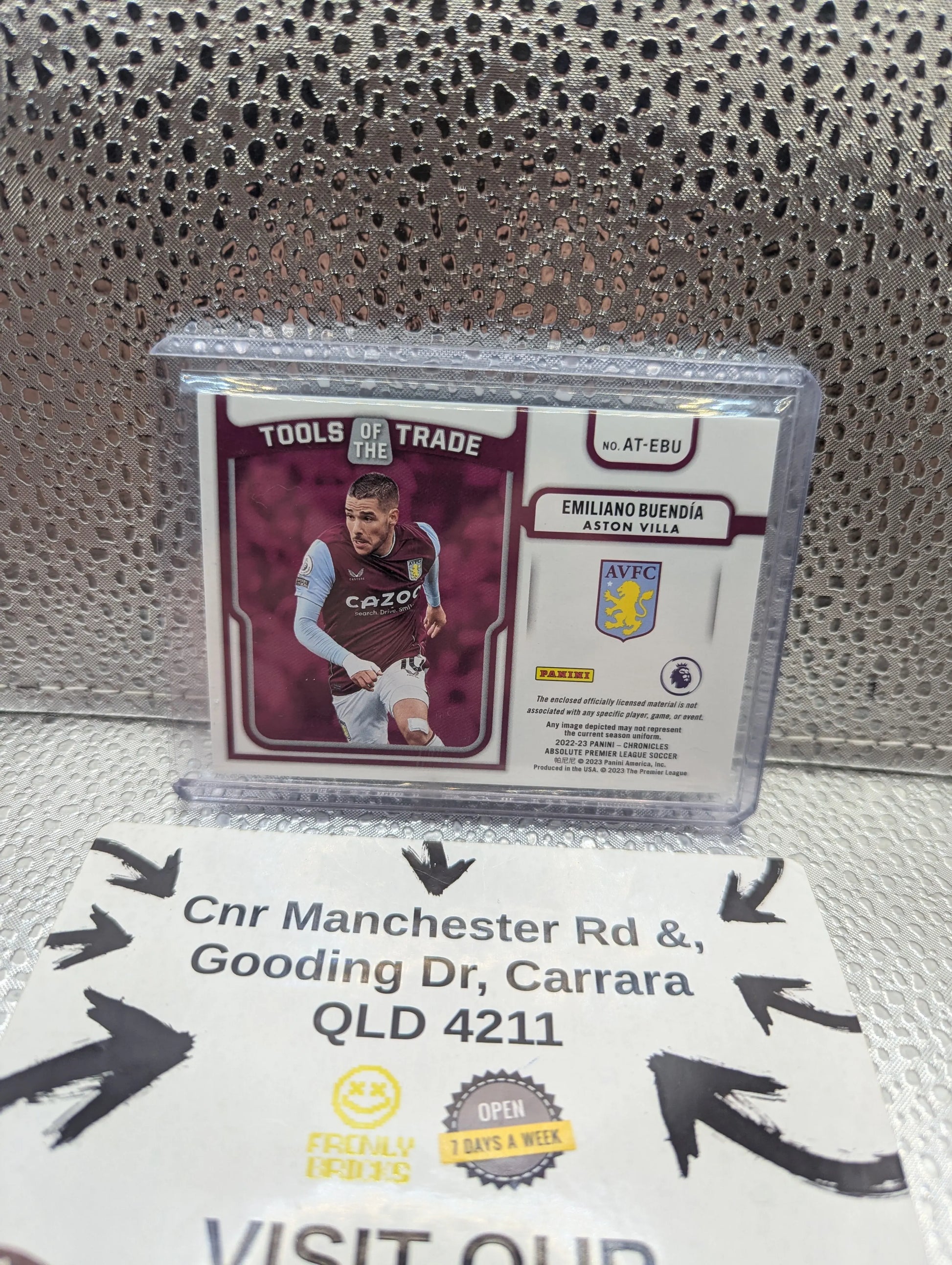 2022-23 Panini Absolute EPL Emiliano Buendia DUAL PATCH /49 FRENLY BRICKS - Open 7 Days