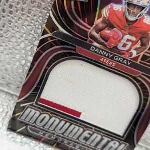 2022 Panini Spectra Football DANNY GRAY /75 Rookie Patch Auto FRENLY BRICKS - Open 7 Days