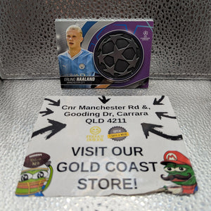 2023-24 Topps UEFA CC: Commemorative Starball Relic ERLING HAALAND MANCHESTER FRENLY BRICKS - Open 7 Days