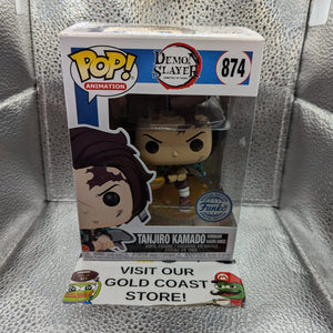 FUNKO Pop Vinyl TANJIRO KAMADO 874 SE FRENLY BRICKS - Open 7 Days