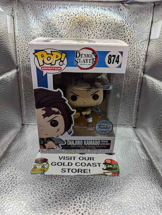 FUNKO Pop Vinyl TANJIRO KAMADO 874 SE FRENLY BRICKS - Open 7 Days