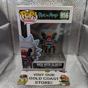 FUNKO POP Vinyl Rick with Glorzo 956 FRENLY BRICKS - Open 7 Days