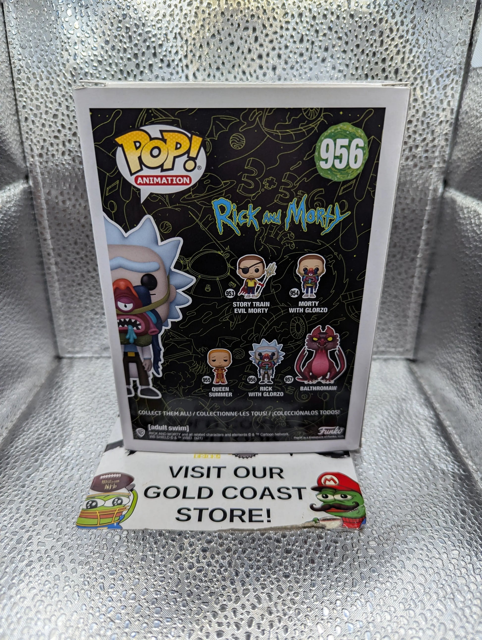 FUNKO POP Vinyl Rick with Glorzo 956 FRENLY BRICKS - Open 7 Days