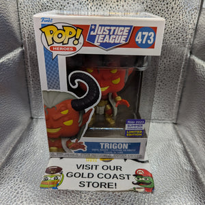 Funko Pop Vinyl TRIGON 473 Summer Convention 2023 Justice League FRENLY BRICKS - Open 7 Days