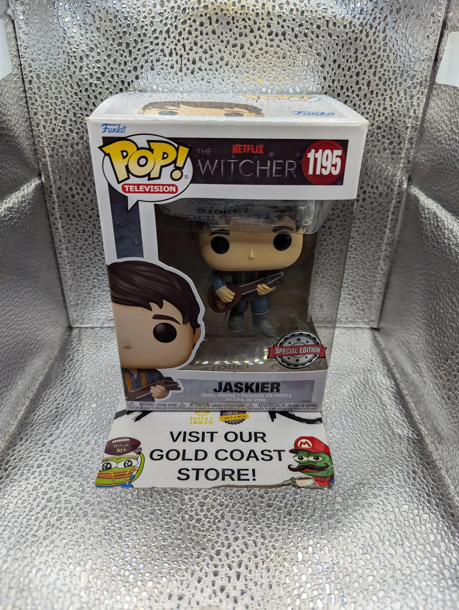 FUNKO POP VINYL Jaskier  1195 Witcher FRENLY BRICKS - Open 7 Days