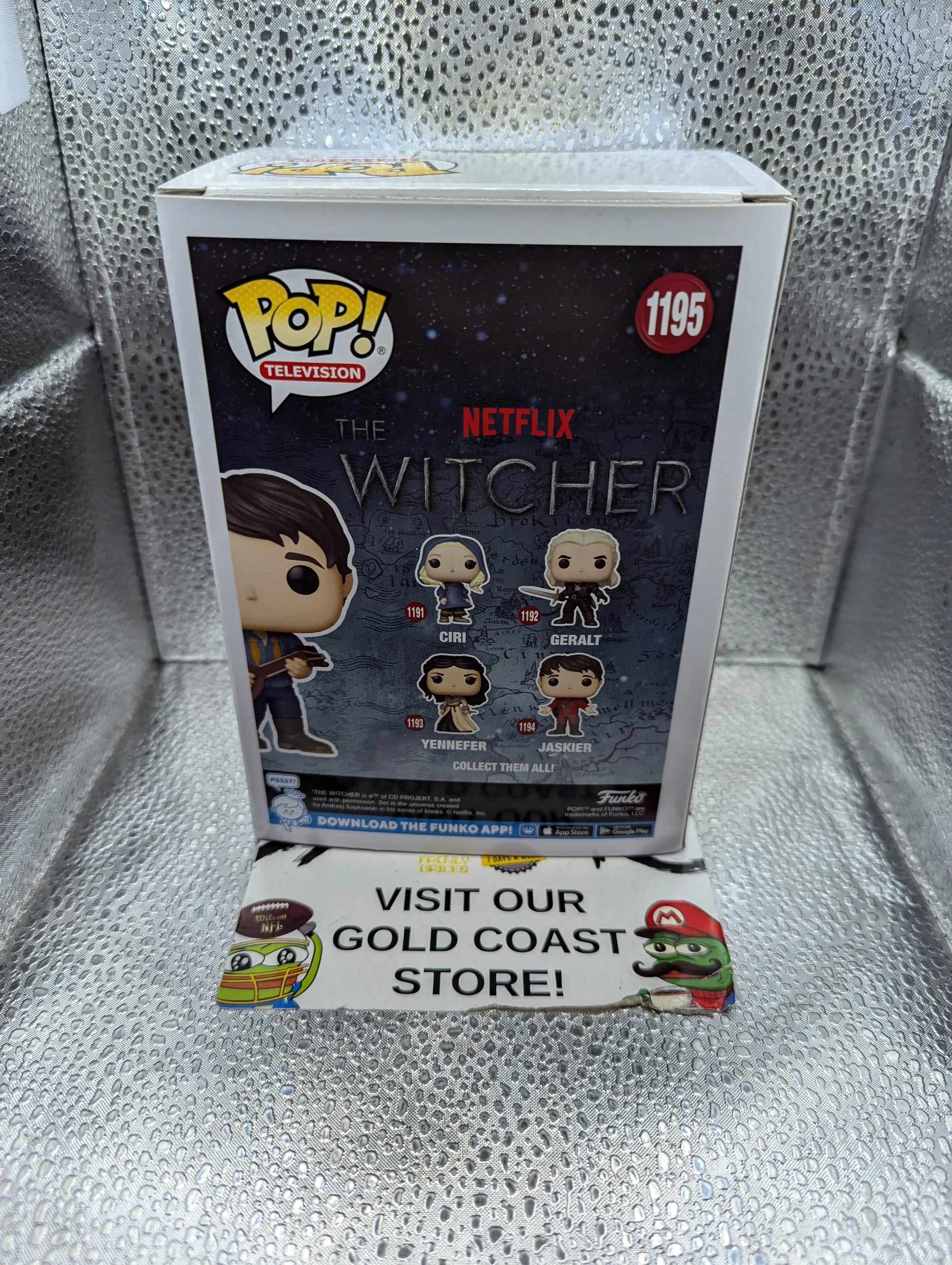 FUNKO POP VINYL Jaskier  1195 Witcher FRENLY BRICKS - Open 7 Days