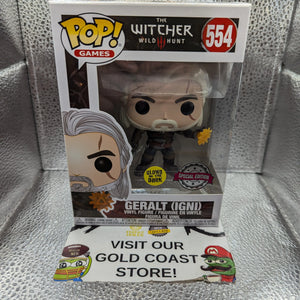 Funko Pop! Games: The Witcher 3: Wild Hunt - Geralt (IGNI) 554 FRENLY BRICKS - Open 7 Days