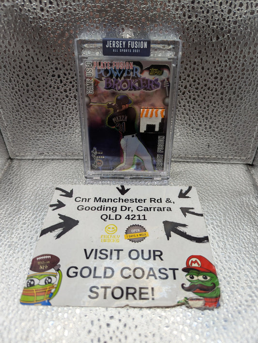 JERSEY FUSION Game Used Plate Fusion One of One 1/1 Mike Piazza FRENLY BRICKS - Open 7 Days