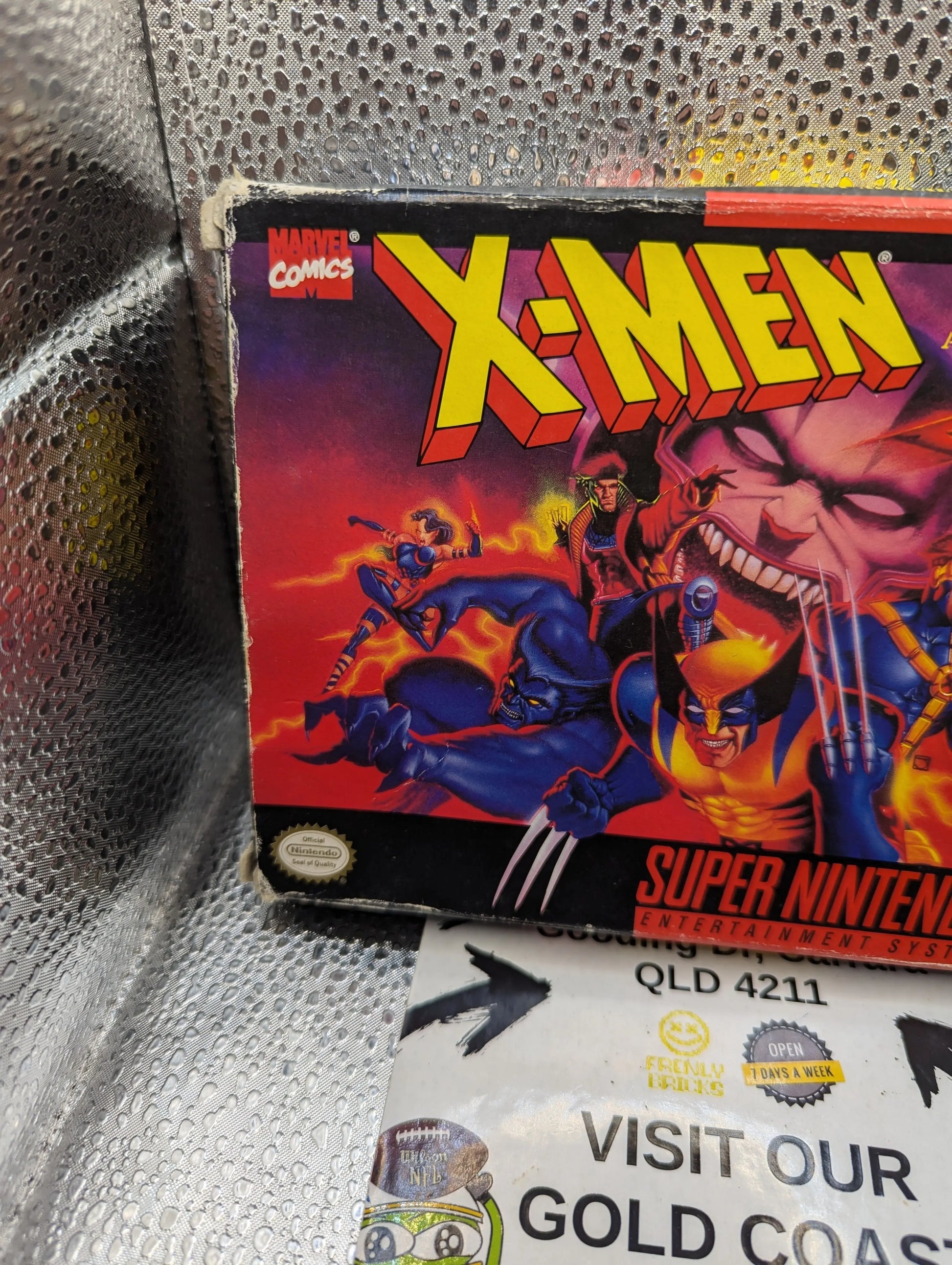 X-Men Mutant Apocalypse (Super Nintendo SNES) W/ Box Authentic FRENLY BRICKS - Open 7 Days