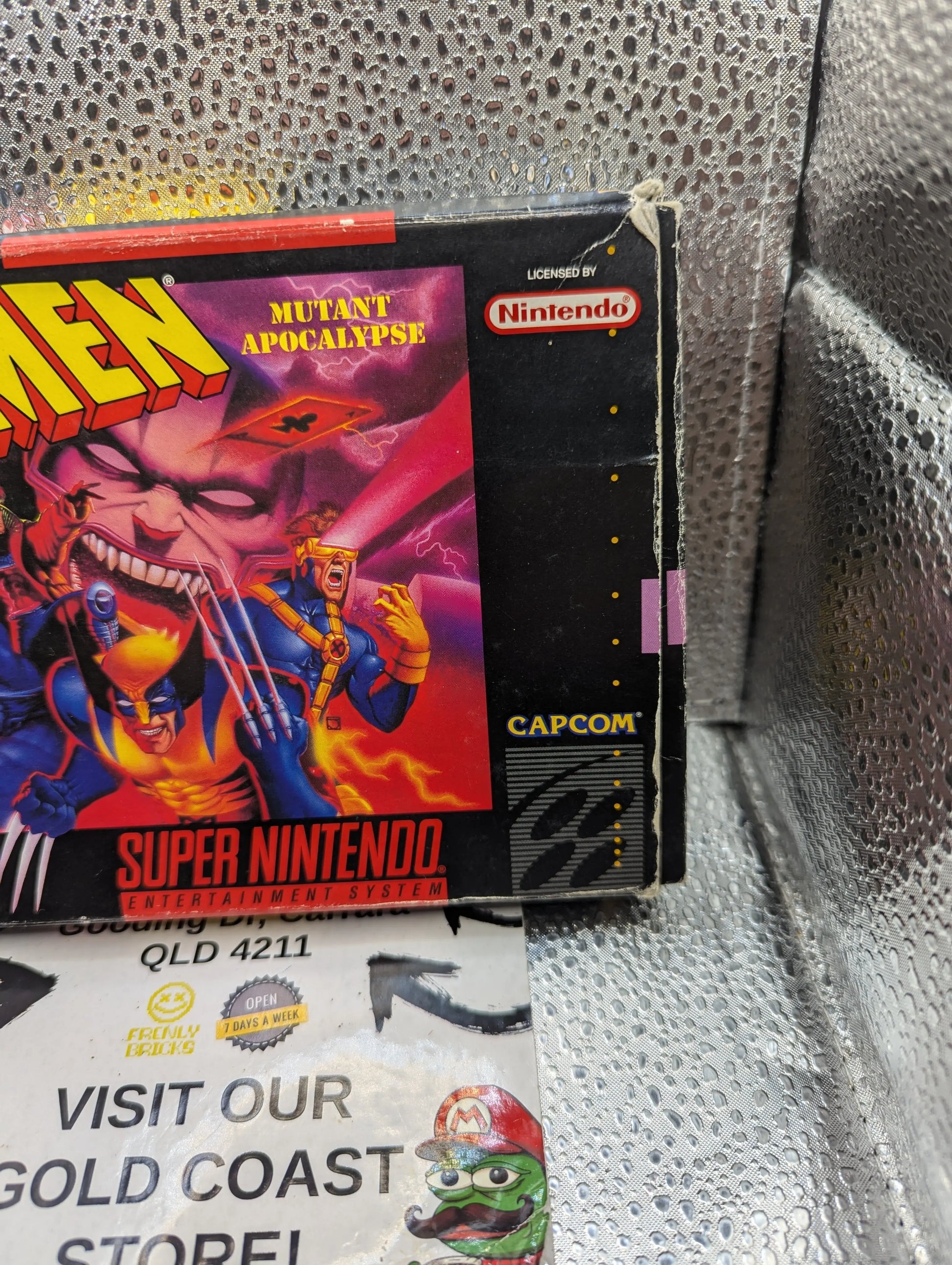 X-Men Mutant Apocalypse (Super Nintendo SNES) W/ Box Authentic FRENLY BRICKS - Open 7 Days