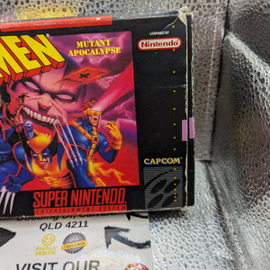 X-Men Mutant Apocalypse (Super Nintendo SNES) W/ Box Authentic FRENLY BRICKS - Open 7 Days