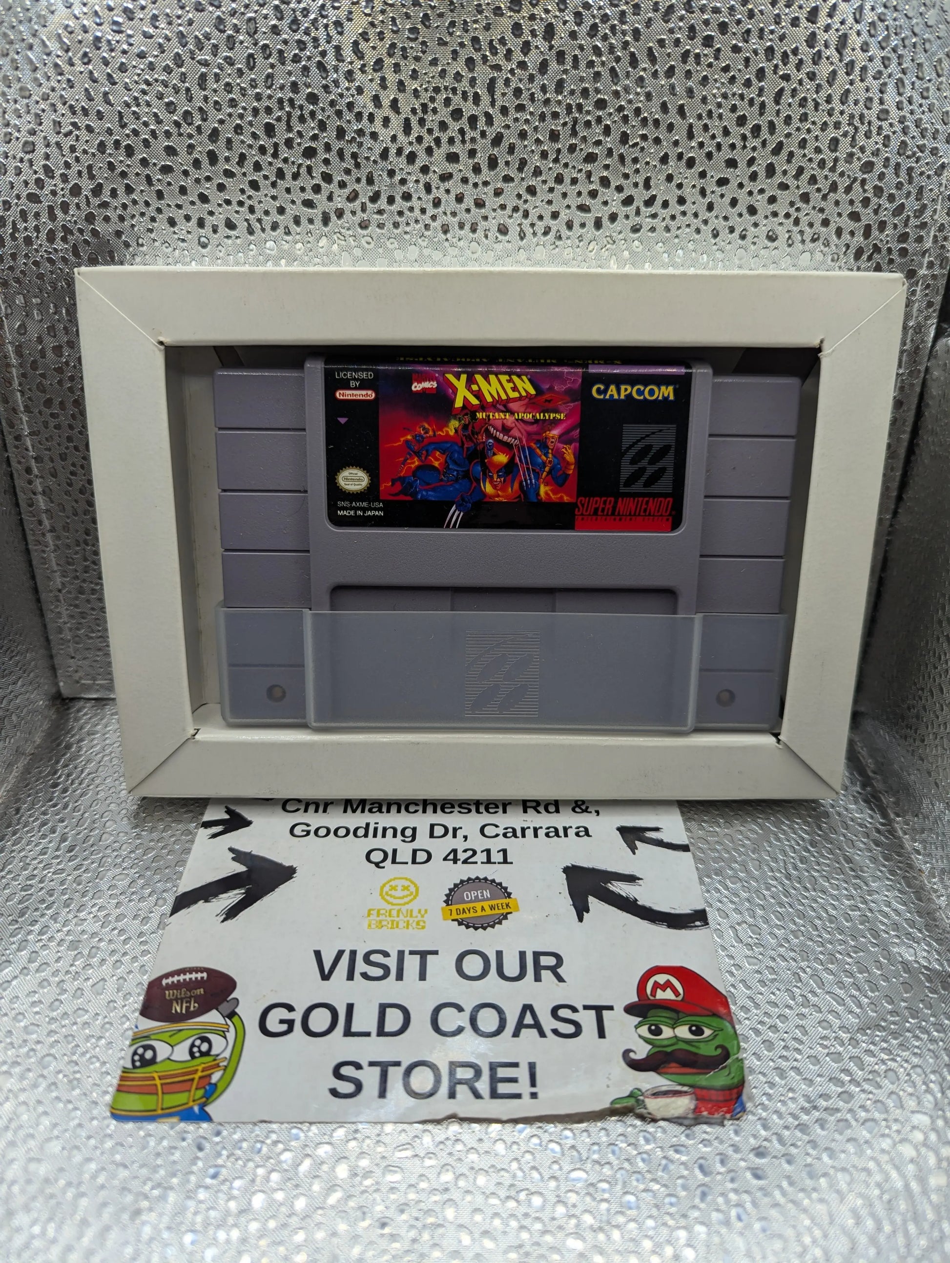 X-Men Mutant Apocalypse (Super Nintendo SNES) W/ Box Authentic FRENLY BRICKS - Open 7 Days