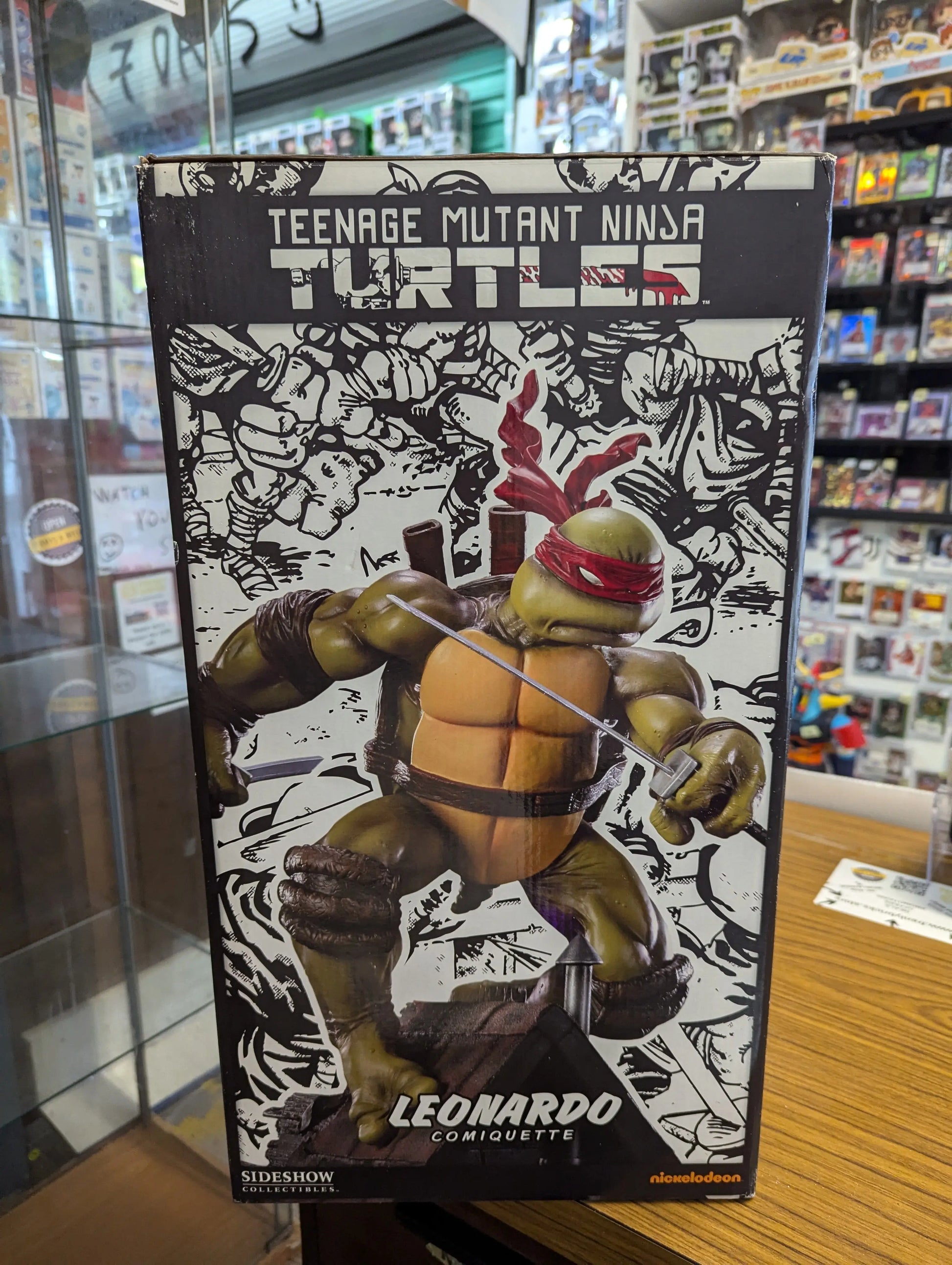 Leonardo Comiquette Sideshow Collectibles NICKELODEON /400 figure rare FRENLY BRICKS - Open 7 Days