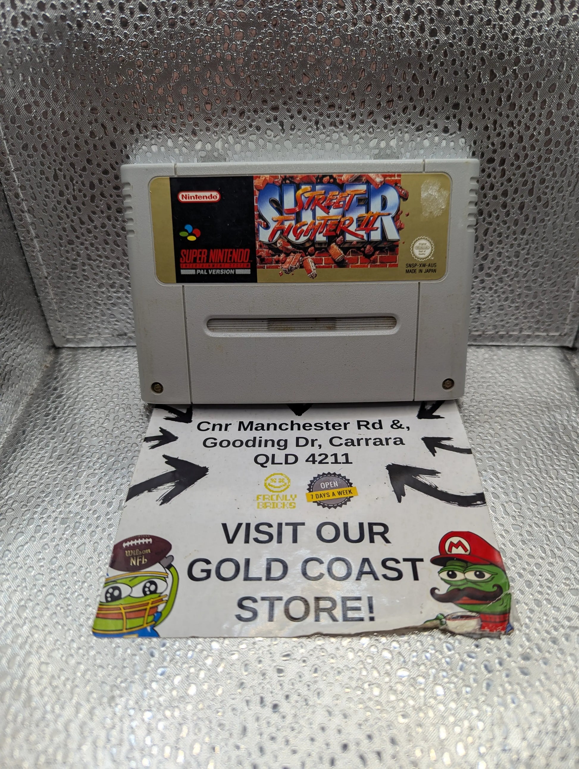 Street Fighter II Super Nintendo SNES PAL #2 FRENLY BRICKS - Open 7 Days