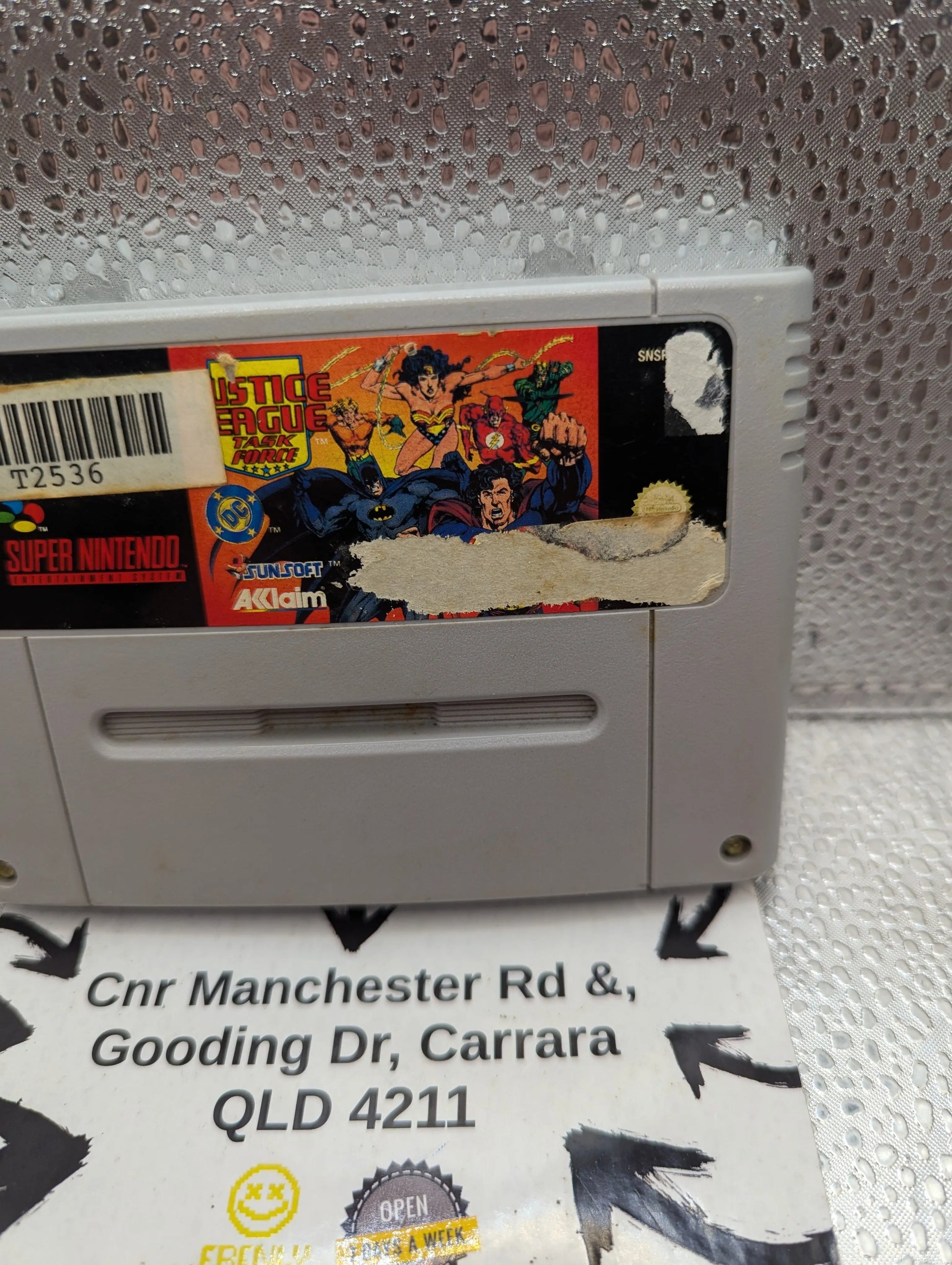 Justice League Task Force / PAL / Super Nintendo / SNES / #08 FRENLY BRICKS - Open 7 Days