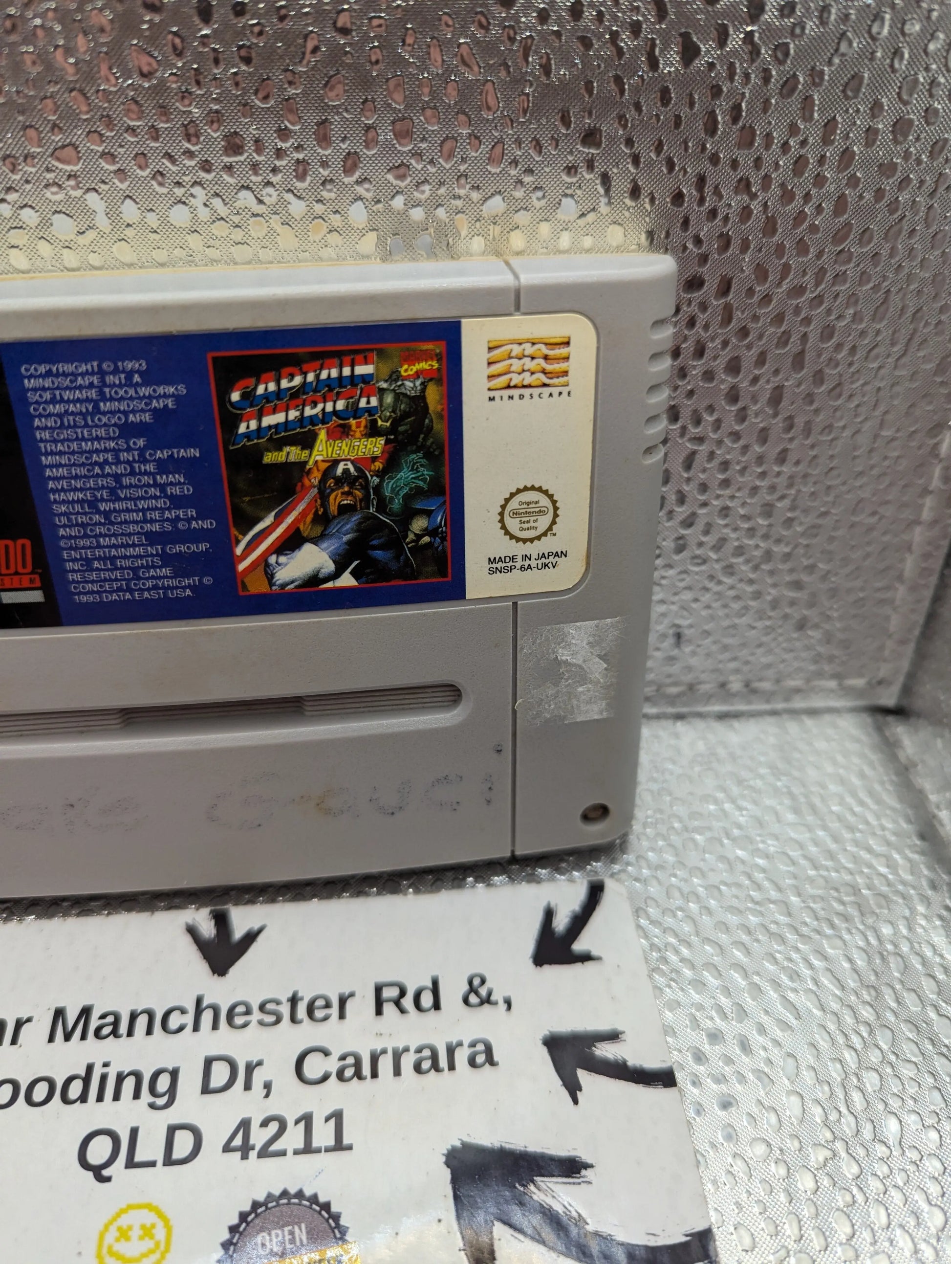 CAPTAIN AMERICA & THE AVENGERS - SNES Super Nintendo PAL RARE FRENLY BRICKS - Open 7 Days