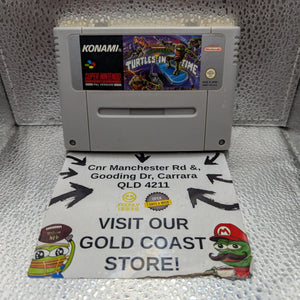 Teenage Mutant Ninja Turtles IV: Turtles in Time for Super Nintendo PAL SNES FRENLY BRICKS - Open 7 Days