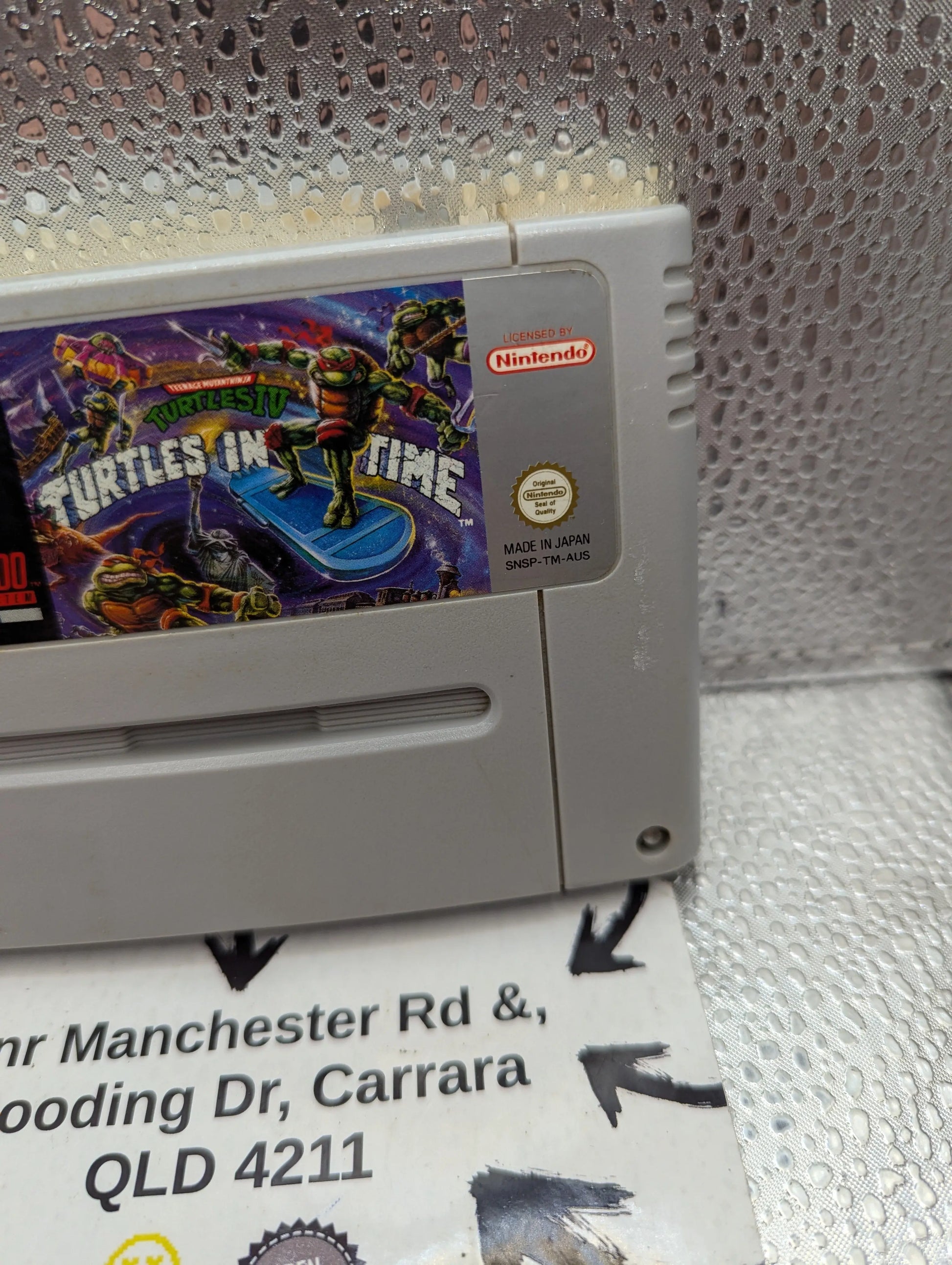 Teenage Mutant Ninja Turtles IV: Turtles in Time for Super Nintendo PAL SNES FRENLY BRICKS - Open 7 Days