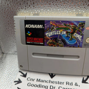 Teenage Mutant Ninja Turtles IV: Turtles in Time for Super Nintendo PAL SNES FRENLY BRICKS - Open 7 Days