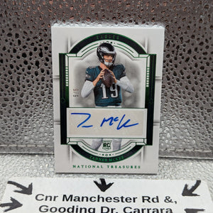 2023 Panini National Treasures - Rookie Signatures #RS-TAM Tanner McKee /5 FRENLY BRICKS - Open 7 Days