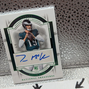 2023 Panini National Treasures - Rookie Signatures #RS-TAM Tanner McKee /5 FRENLY BRICKS - Open 7 Days