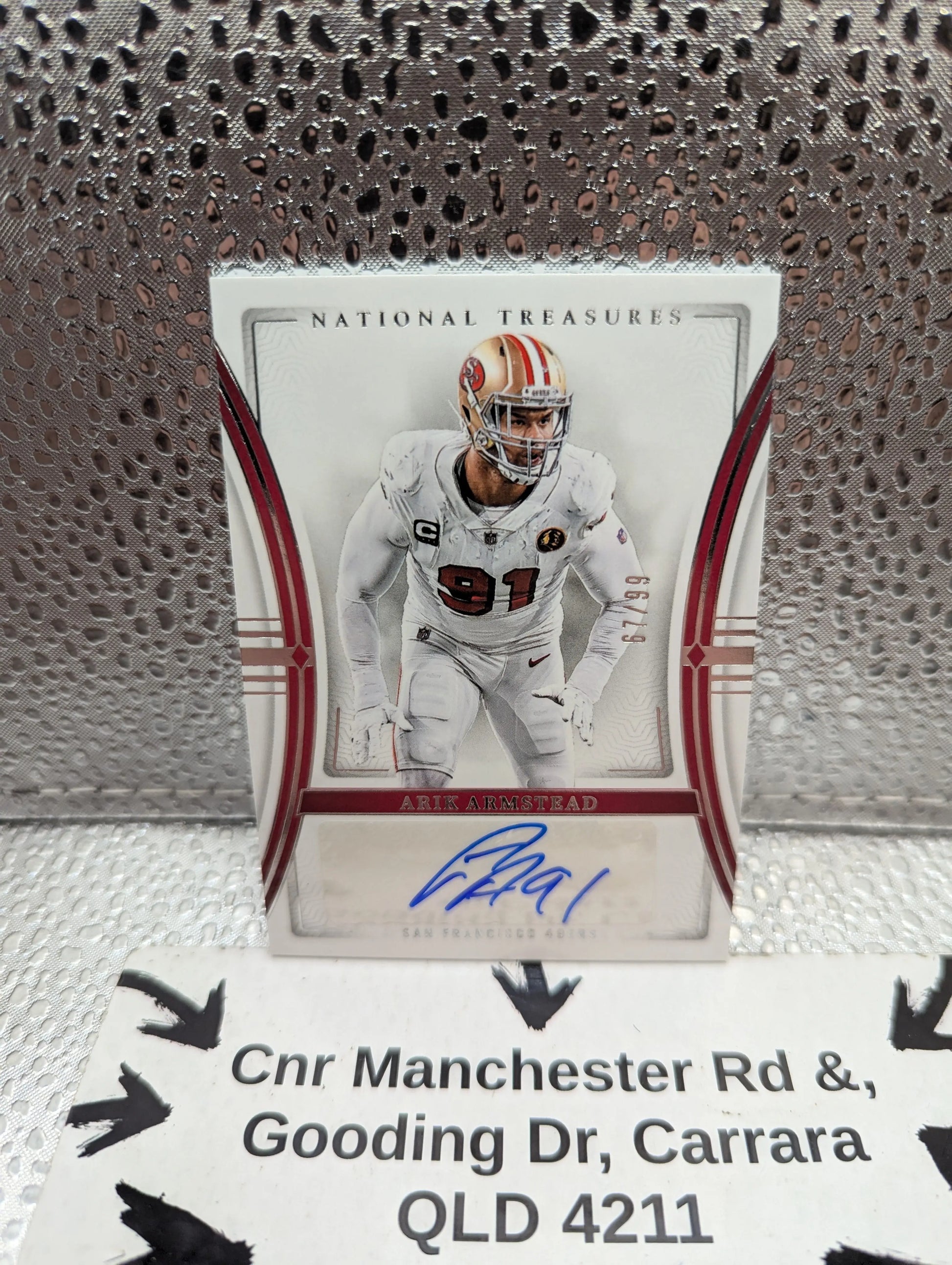 2023 National Treasures - Arik Armstead Signature /99 - San Francisco 49'ers FRENLY BRICKS - Open 7 Days