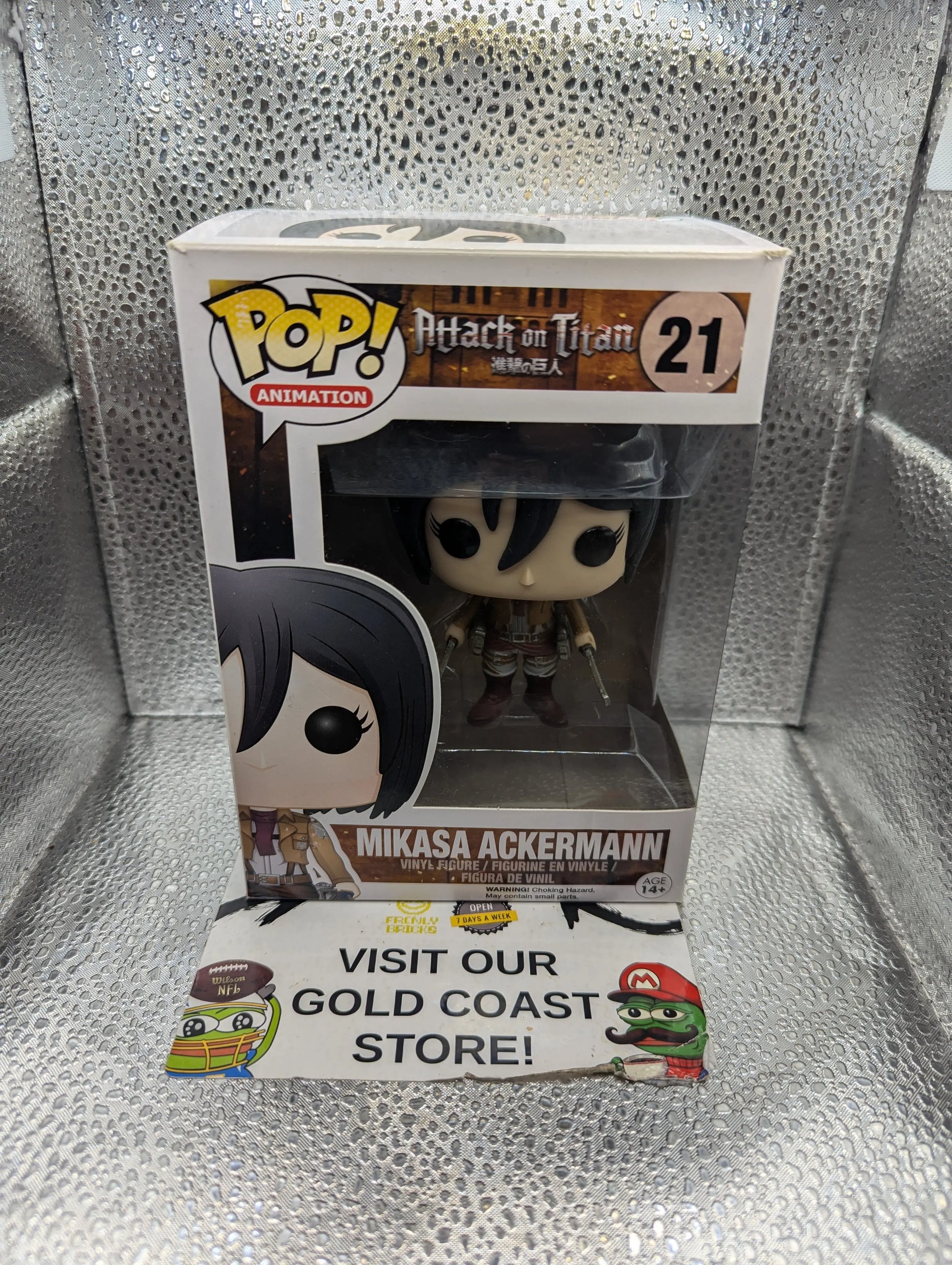 Funko Pop! Attack on Titan - Mikasa Ackermann #21 FRENLY BRICKS - Open 7 Days