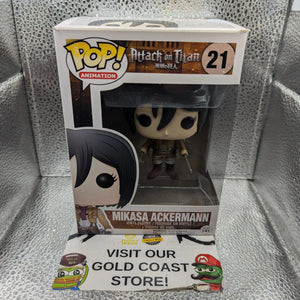 Funko Pop! Attack on Titan - Mikasa Ackermann #21 FRENLY BRICKS - Open 7 Days