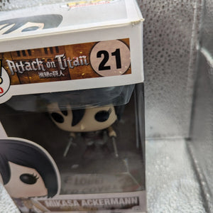 Funko Pop! Attack on Titan - Mikasa Ackermann #21 FRENLY BRICKS - Open 7 Days