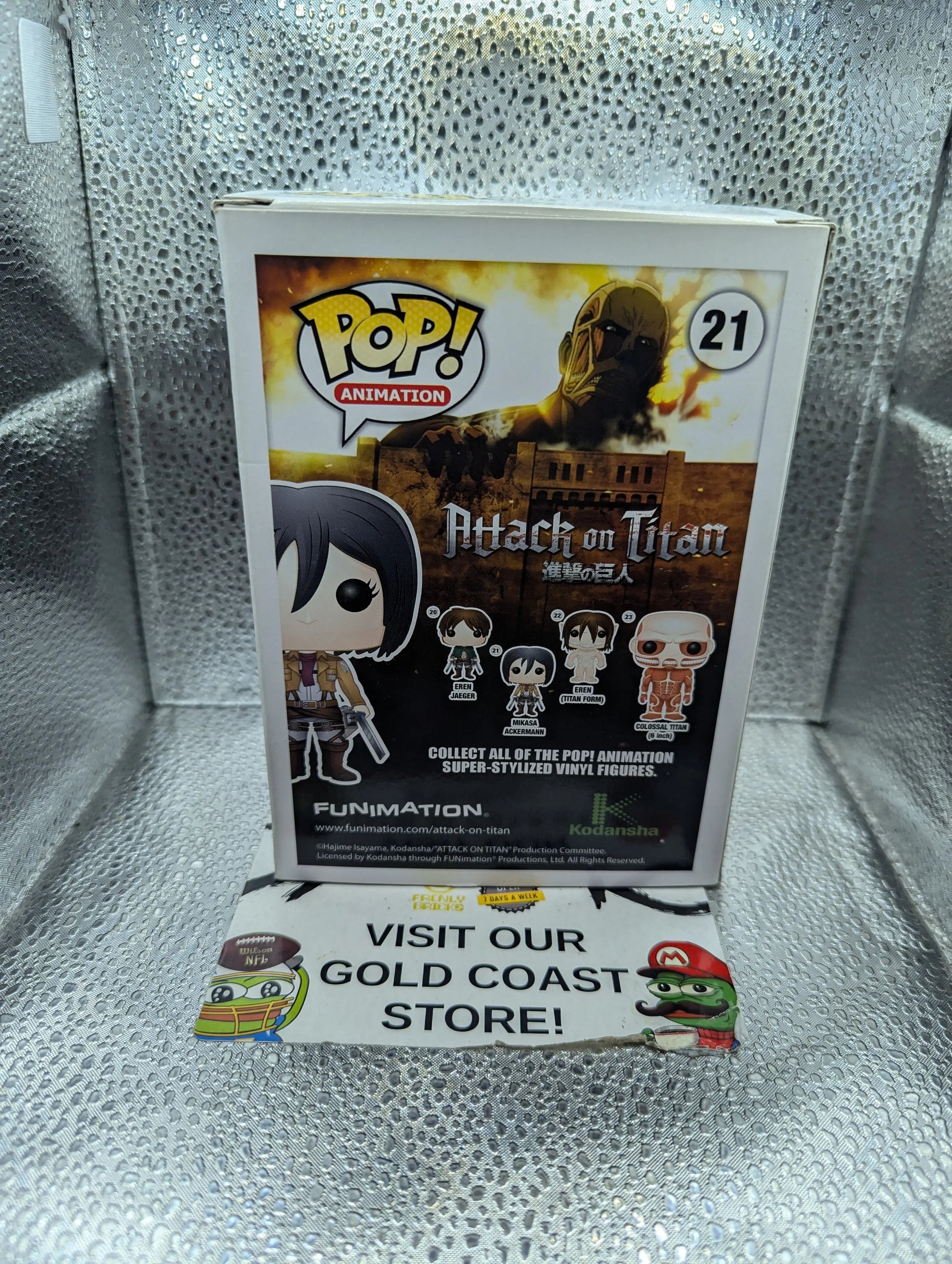 Funko Pop! Attack on Titan - Mikasa Ackermann #21 FRENLY BRICKS - Open 7 Days