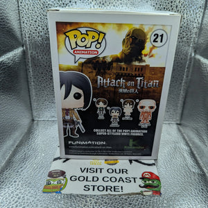 Funko Pop! Attack on Titan - Mikasa Ackermann #21 FRENLY BRICKS - Open 7 Days