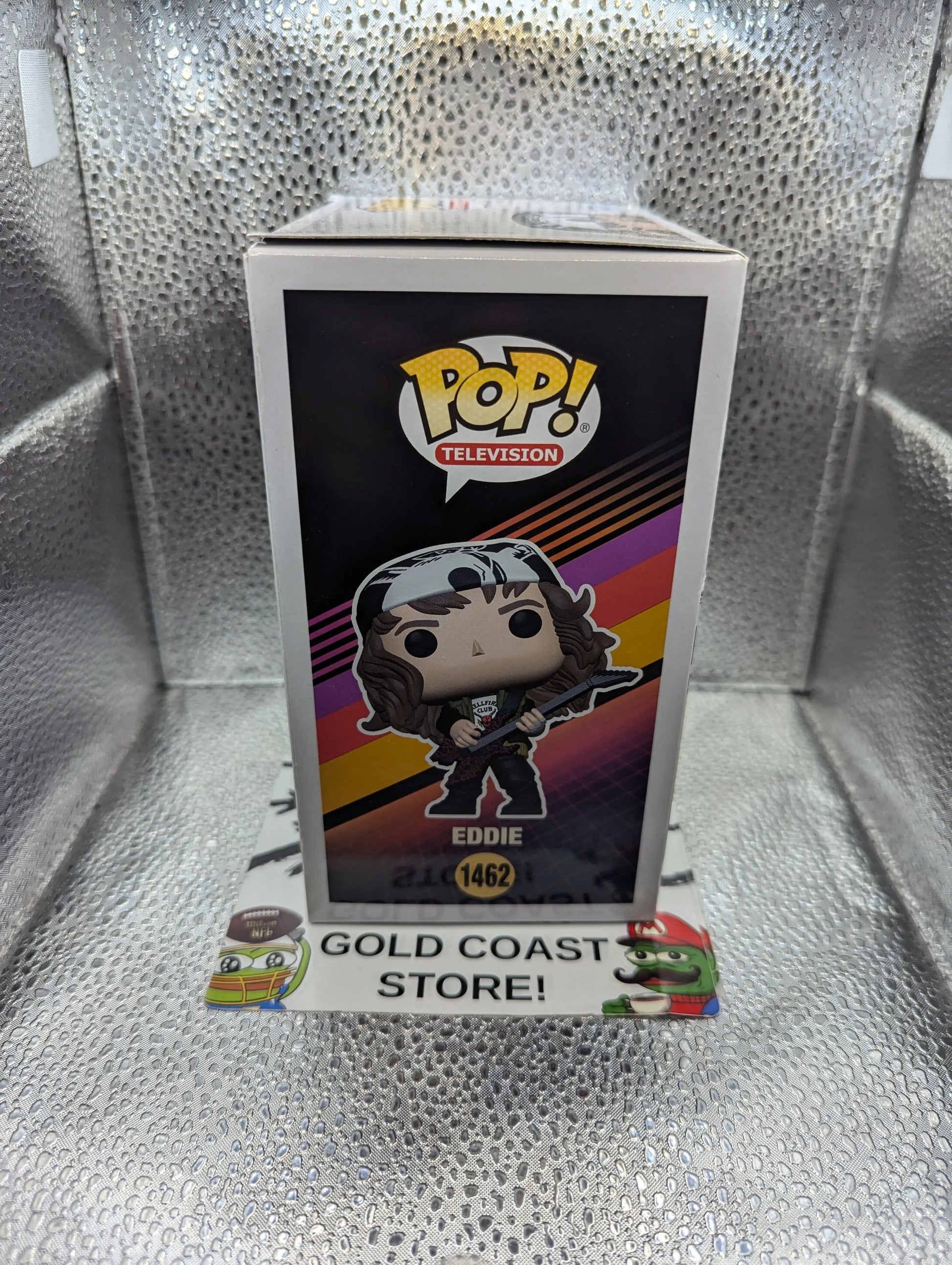 Stranger Things 4 - Eddie with Guitar Metallic Pop! Vinyl Figure #1462 FRENLY BRICKS - Open 7 Days