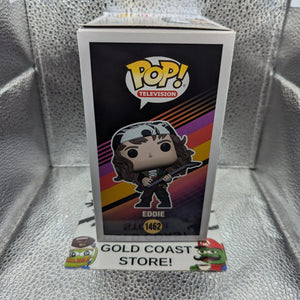 Stranger Things 4 - Eddie with Guitar Metallic Pop! Vinyl Figure #1462 FRENLY BRICKS - Open 7 Days