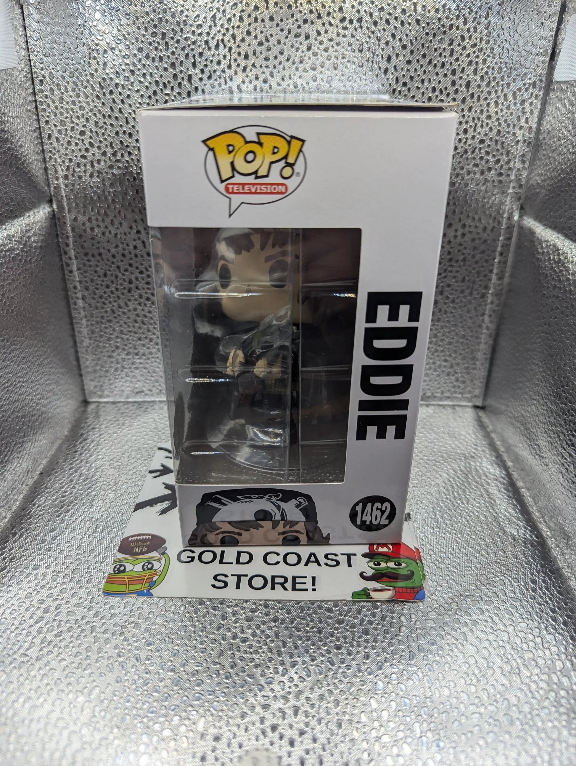 Stranger Things 4 - Eddie with Guitar Metallic Pop! Vinyl Figure #1462 FRENLY BRICKS - Open 7 Days