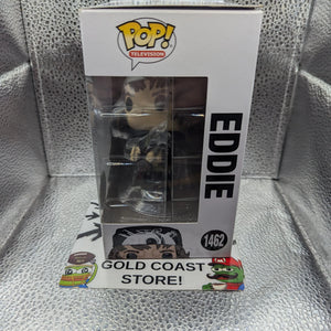 Stranger Things 4 - Eddie with Guitar Metallic Pop! Vinyl Figure #1462 FRENLY BRICKS - Open 7 Days