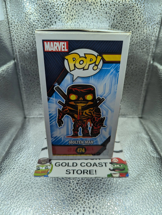 Funko Pop! Vinyl Marvel Spider-Man Far From Home Molten Man (474) FRENLY BRICKS - Open 7 Days