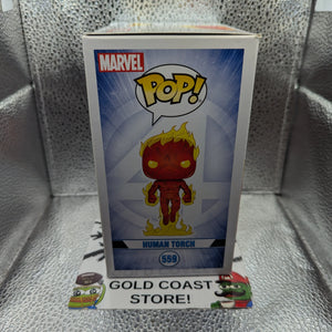 Funko Pop! Heroes: Marvel Comics - Human Torch Vinyl Figure 559 FRENLY BRICKS - Open 7 Days