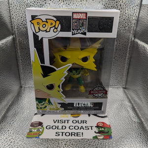 Funko Pop! Marvel - Electro #545 Amazing Spider-Man Marvel 80 Years FRENLY BRICKS - Open 7 Days