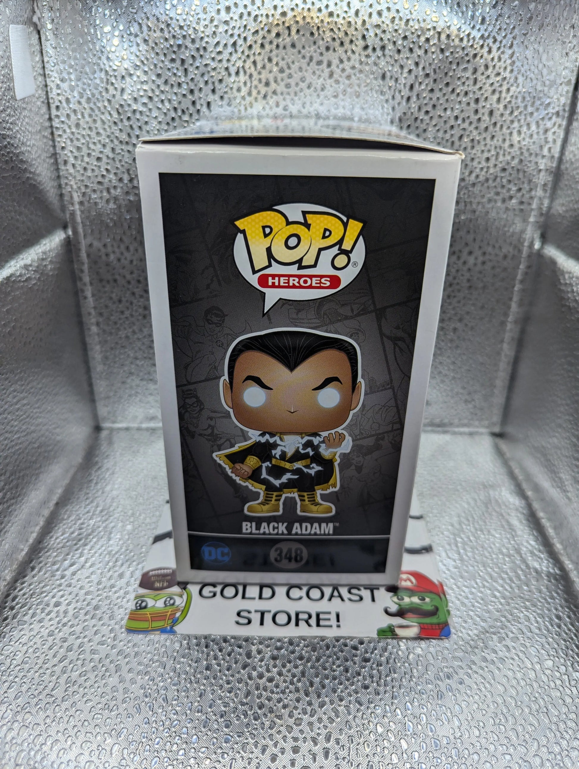 Heroes Funko Pop - Black Adam 348 Glow In The Dark - Vaulted - DC Superheroes FRENLY BRICKS - Open 7 Days