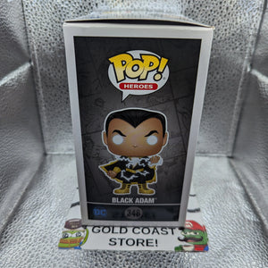 Heroes Funko Pop - Black Adam 348 Glow In The Dark - Vaulted - DC Superheroes FRENLY BRICKS - Open 7 Days