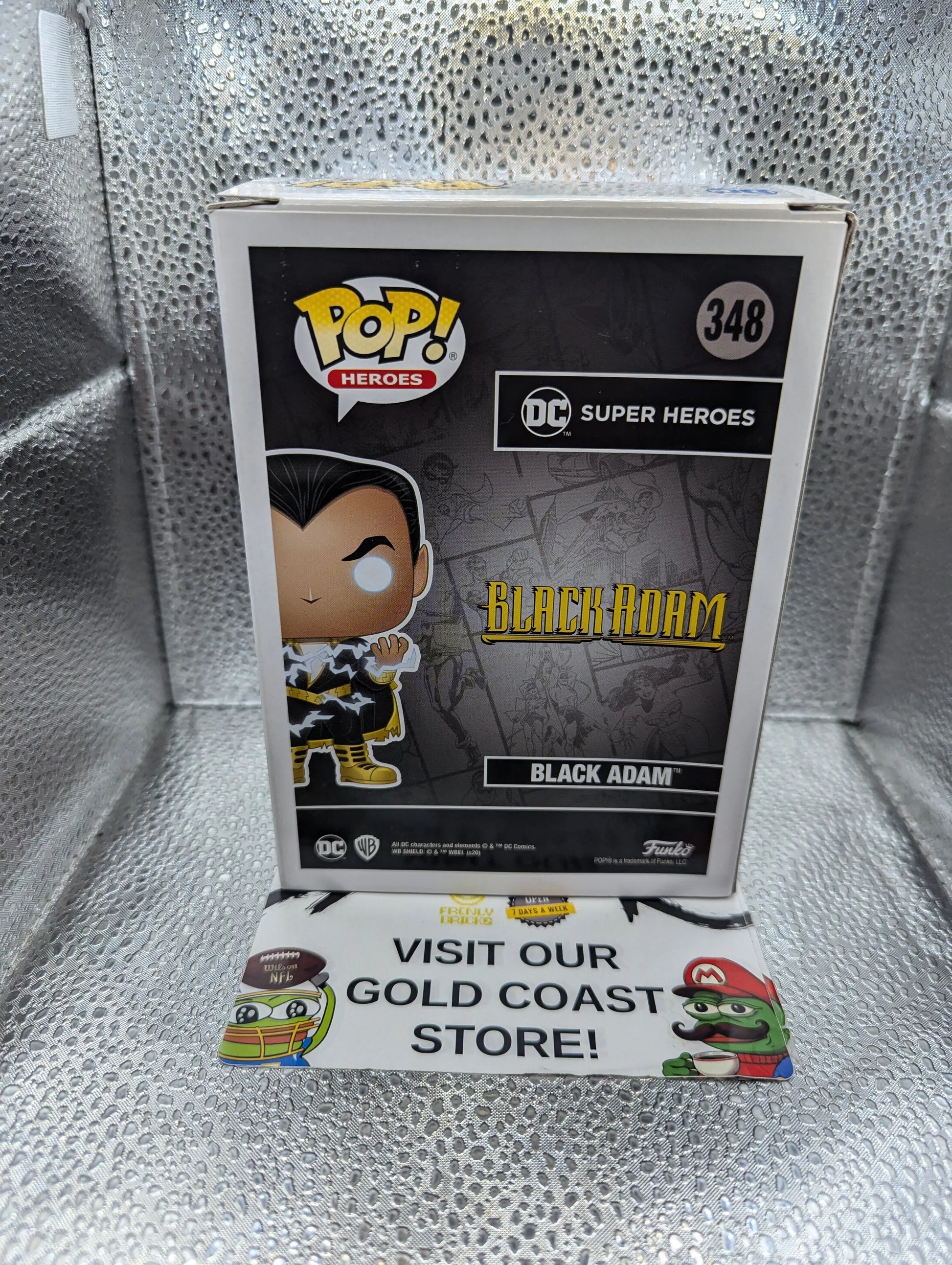 Heroes Funko Pop - Black Adam 348 Glow In The Dark - Vaulted - DC Superheroes FRENLY BRICKS - Open 7 Days