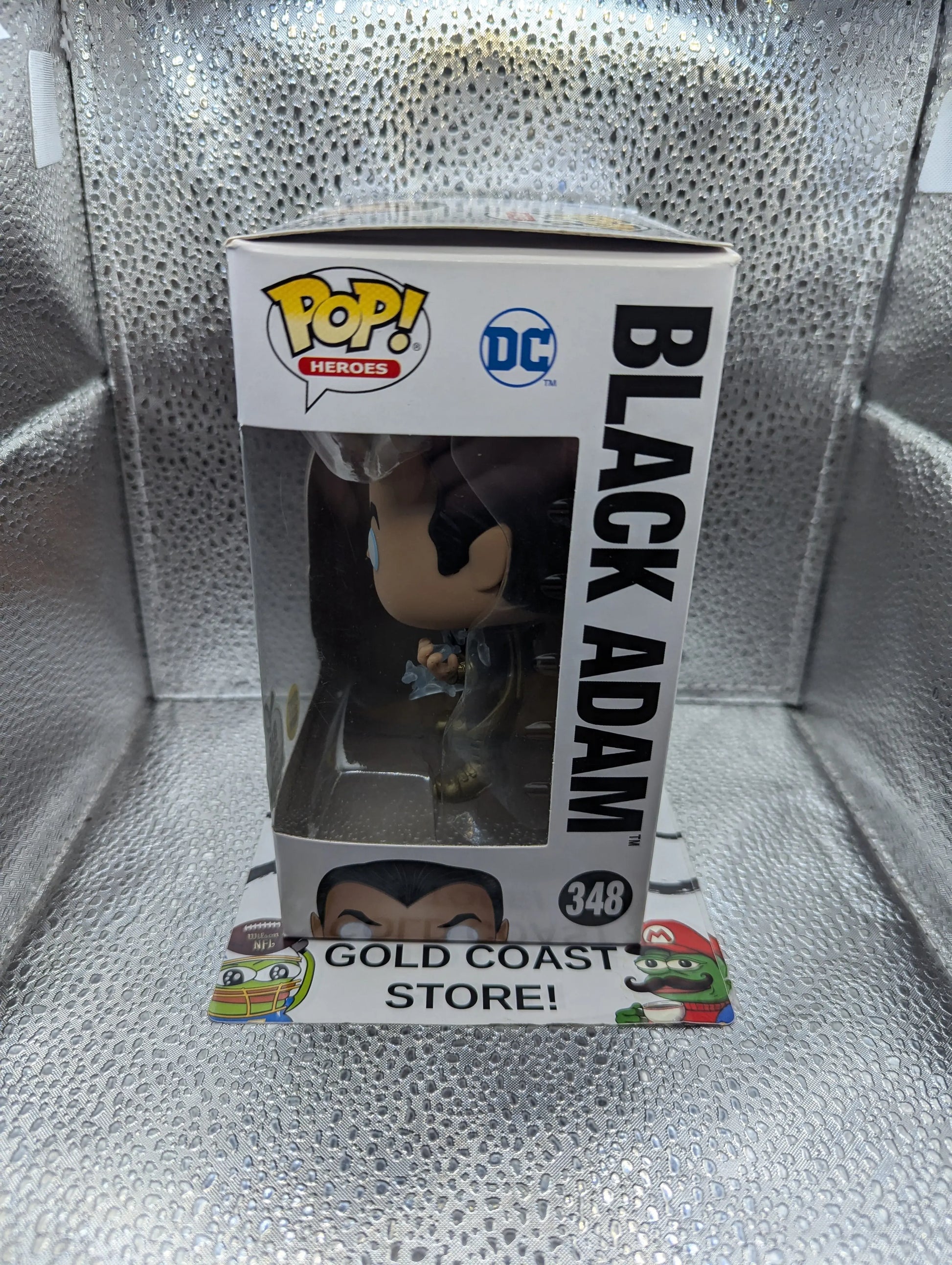 Heroes Funko Pop - Black Adam 348 Glow In The Dark - Vaulted - DC Superheroes FRENLY BRICKS - Open 7 Days