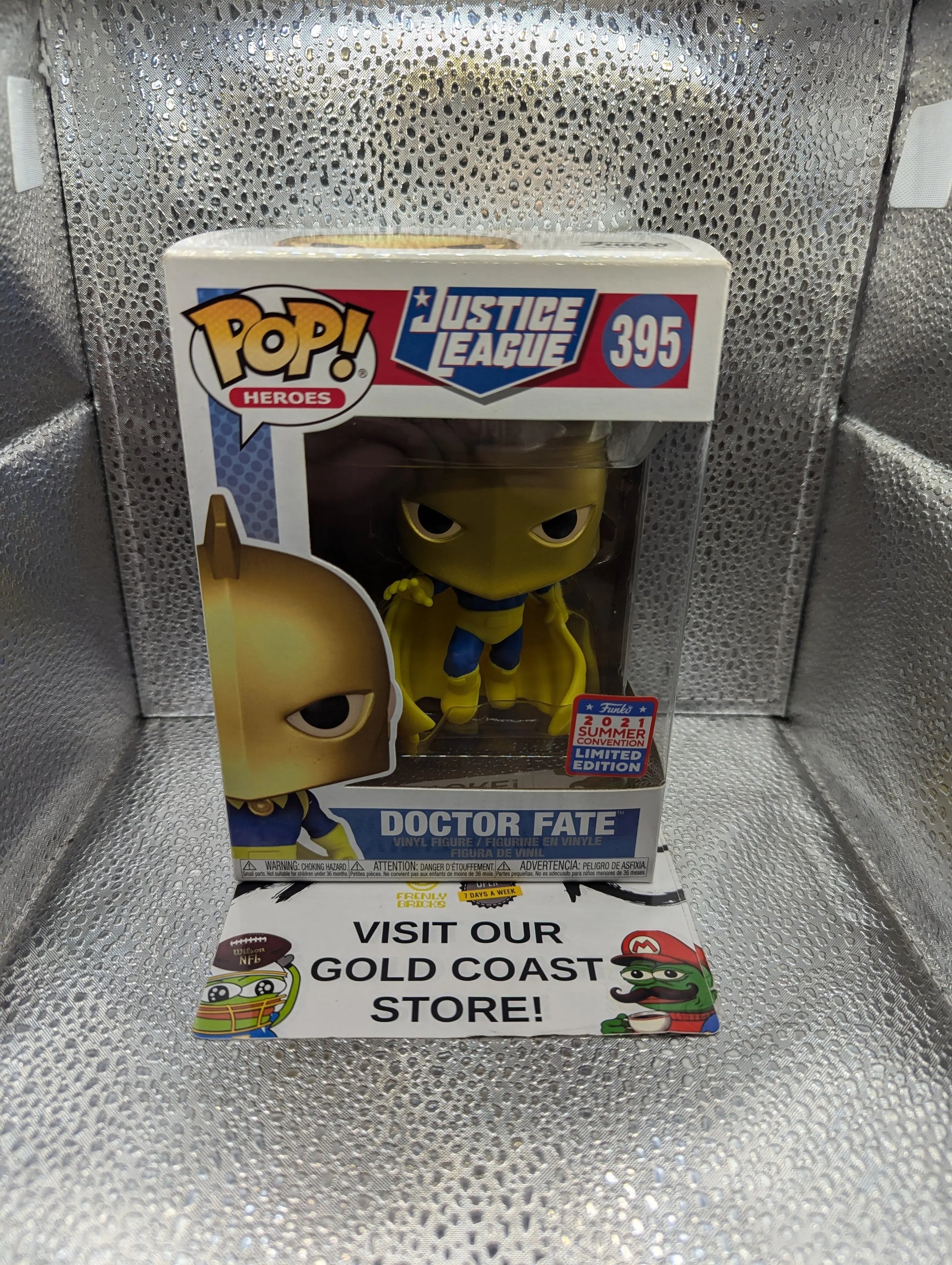 Funko Pop Vinyl Heroes Justice League Doctor Fate 395 2021 Summer Convention FRENLY BRICKS - Open 7 Days